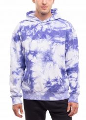 Bluza męska adidas ALL SZN Fleece Washed Hoodie. Białe bluzy męskie Adidas, l, bez wzorów, z bawełny, bez kaptura. Za 252.99 zł.