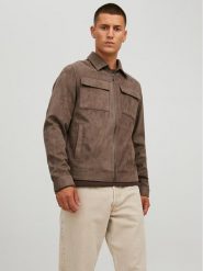 Jack & Jones Kurtka z imitacji skóry Payton 12213082 Brązowy Regular Fit. Brązowe kurtki męskie Jack & Jones, m, bez wzorów, ze skóry, bez kaptura. Za 209.99 zł.