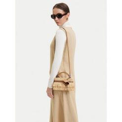 Torebka MICHAEL Michael Kors. Brązowe torebki do ręki damskie MICHAEL Michael Kors, bez wzorów, klasyczne, bez dodatków. Za 949.99 zł.