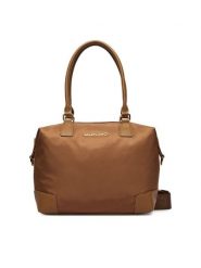 Valentino Torebka Jenny Re VBSA9T01 Beżowy. Brązowe torebki do ręki damskie Valentino, bez wzorów, z materiału, bez dodatków. Za 549.99 zł.