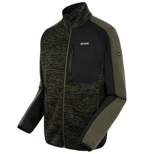 Bluza męska rozsuwana Oakar. Brązowe bluzy męskie Regatta, l, bez wzorów, z dzianiny, bez kaptura. Za 119.99 zł.