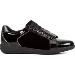 Geox - Buty. Czarne obuwie sportowe damskie Geox, z materiału. W wyprzedaży za 299.90 zł.