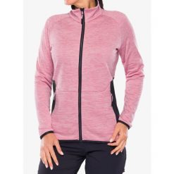 Polar damski CMP Nexure. Czerwone bluzy sportowe damskie CMP, bez wzorów, z polaru, bez kaptura, narciarskie. Za 241.49 zł.