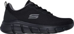 Buty męskie Skechers Bobs B Flex Icy Edge czarne 118109 BBK 42. Czarne buty sportowe męskie Skechers, bez zapięcia. Za 406.96 zł.