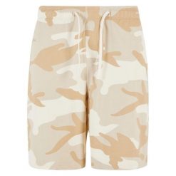 Shorty Męskie Camo Easy. Brązowe krótkie spodenki sportowe męskie Urban Classics, m, bez wzorów, trekkingowe. Za 121.99 zł.