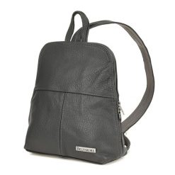 Plecak Skórzany Szara Torebka Elegancka Poręczna Beltimore 021. Szare plecaki damskie Beltimore, bez wzorów, ze skóry, eleganckie. Za 159.99 zł.