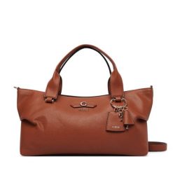 Torebka Guess. Brązowe torebki do ręki damskie Guess, z aplikacjami, klasyczne, bez dodatków. Za 634.99 zł.