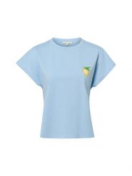 Marie Lund Koszulka damska Kobiety Bawełna (100%) niebieski jednolity, L. Niebieskie t-shirty damskie Marie Lund, l, bez wzorów, z bawełny, bez kołnierzyka. Za 149.95 zł.