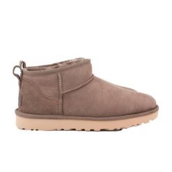 Kozaki Ugg Australian W Classic Ultra Mini Damskie. Szare kozaki damskie UGG, z materiału, bez obcasa. Za 764.99 zł.