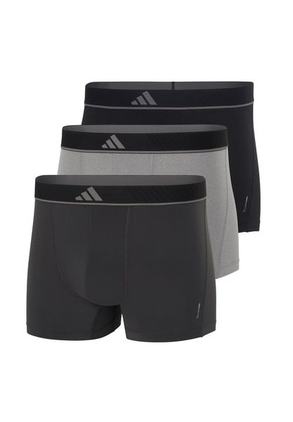 Bokserki Active Micro Flex Eco 3 pak. Czarne bokserki męskie Adidas, m, bez wzorów, z materiału. Za 161.35 zł.