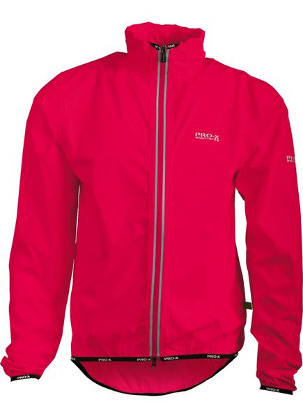 Kurtka wodoodporna Pro-X Elements Air Jacket. Czerwone kurtki damskie PRO-X ELEMENTS, l, bez wzorów, z materiału, z kapturem. Za 340.00 zł.
