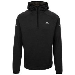 Bluza Z Kapturem Męska Sportowa Montgo. Czarne bluzy męskie Trespass, m, bez wzorów, z kapturem, trekkingowe. Za 178.99 zł.