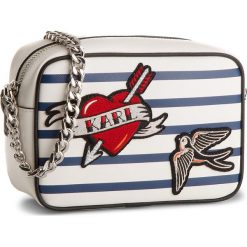 Torebka KARL LAGERFELD - 81KW3080 Stripes. Białe torebki do ręki damskie KARL LAGERFELD, ze skóry. W wyprzedaży za 609.00 zł.
