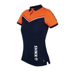 Jeździecka koszulka polo z poliestrem dla dziewczynek Horka KNHS. Brązowe t-shirty i topy dla dziewczynek Horka, bez wzorów, bez ramiączek. Za 302.50 zł.