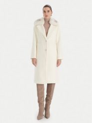 Guess Płaszcz wełniany W5BL19 W2642 Écru Regular Fit. Płaszcze damskie Guess, na zimę, xxl, z aplikacjami, z syntetyku, bez kaptura. Za 959.99 zł.