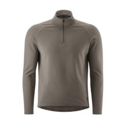 Termiczna koszulka z długim rękawem Gonso. Szare koszulki sportowe męskie Gonso, bez wzorów, bez kołnierzyka, bez ramiączek, rowerowe. Za 345.00 zł.