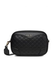 Nine West Torebka CEO-ZOE-I-S241233 Czarny. Czarne listonoszki damskie Nine West, bez wzorów, z materiału, bez dodatków. Za 199.99 zł.