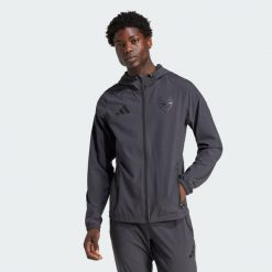 Kurtka Arsenal Tiro 25 Competition Vis Tech Travel. Szare kurtki męskie Adidas, l, bez wzorów, z materiału, sportowe, bez kaptura. Za 381.50 zł.