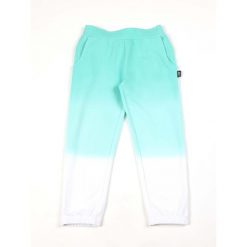 Spodnie dziewczęce Leone 1947 Apprel z gumką w pasie i grafiką. Wygodne. Niebieskie spodnie sportowe dla dziewczynek LEONE 1947 APPAREL, bez wzorów, z bawełny, na fitness i siłownię. W wyprzedaży za 109.46 zł.