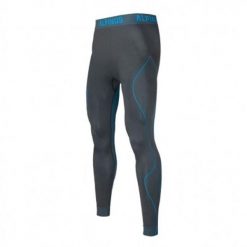 Męskie Spodnie Termoaktywne GT43865. Szare spodnie sportowe męskie Alpinus, m, bez wzorów, z elastanu, na fitness i siłownię. Za 97.99 zł.