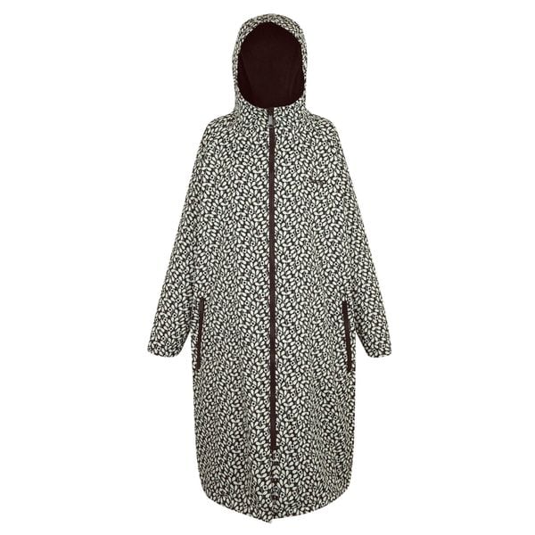 Szlafrok Damski Orla Kiely Jasmine Flower Changing Robe. Czarne kurtki damskie Regatta, uniwersalny, bez wzorów, bez kaptura, trekkingowe. Za 382.99 zł.
