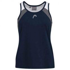 Koszulka bez rękawów dla dziewczynek CLUB 22 Tank Top. Niebieskie t-shirty i topy dla dziewczynek Head, bez wzorów, z materiału, bez ramiączek. Za 181.81 zł.