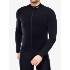 Bluza kolarska męska POC Ambient Thermal Jersey. Czarne bluzy męskie POC, m, bez wzorów, z jersey, bez kaptura. Za 585.99 zł.