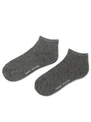 Tommy Hilfiger Skarpety krótkie 373001001 Szary. Szare skarpety damskie Tommy Hilfiger, bez wzorów, z materiału. Za 39.99 zł.