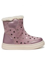 Geox Kozaki B Nashik B563HB 0BSNF C8025 M Różowy. Czerwone buty zimowe dziewczęce Geox, bez wzorów, ze skóry, bez zapięcia. Za 219.99 zł.