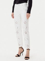 Morgan Jeansy 252-PBRAD Biały Straight Fit. Białe jeansy damskie Morgan. Za 249.99 zł.