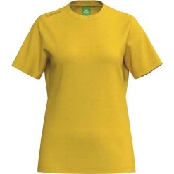Koszulka damska Erima TS. Żółte t-shirty damskie Erima, bez wzorów, z bawełny, eleganckie, bez kołnierzyka. Za 155.00 zł.