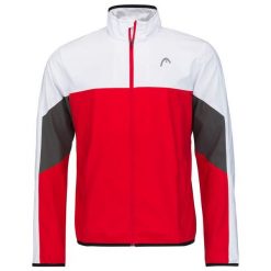 Kurtka męska CLUB 22. Czerwone kurtki męskie Head, m, bez wzorów, z materiału, sportowe, bez kaptura. Za 297.75 zł.
