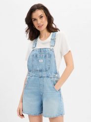 Levi's Spodnie ogrodniczki Kobiety Bawełna niebieski, S. Niebieskie spodnie materiałowe damskie Levi's, s, bez wzorów, z bawełny. Za 329.95 zł.