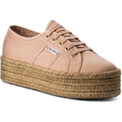 Espadryle SUPERGA - 2790 Cotropew S0099Z0 Rose Mahogany G29. Czerwone espadryle damskie marki Superga, z materiału. W wyprzedaży za 199.00 zł.