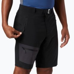 Szorty męskie Columbia Titan Pass z boczną kieszenią. Czarne krótkie spodenki sportowe męskie Columbia, m, bez wzorów, z elastanu, trekkingowe. Za 339.00 zł.