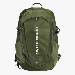 Plecak turystyczny unisex Swedemount Trail Backpack 40L szybkoschnący. Zielone plecaki damskie SWEDEMOUNT, bez wzorów, z tkaniny. Za 279.99 zł.