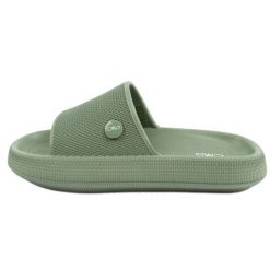 Klapki CMP Ruby Slipper 3Q97866 E452 zielone. Zielone klapki damskie bez wzorów, z gumy, sportowe, bez obcasa. Za 182.17 zł.