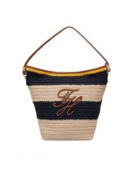 Tommy Hilfiger Torebka Th Nautical Bucket Crochet Str AW0AW18814 Kolorowy. Torebki do ręki damskie Tommy Hilfiger, bez wzorów, z materiału, bez dodatków. Za 749.99 zł.