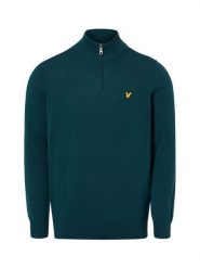 Lyle & Scott sweter z cienkiej dzianiny Mężczyźni Bawełna zielony, M. Zielone swetry przez głowę męskie Lyle & Scott, m, bez wzorów, z bawełny, bez kołnierzyka. Za 229.95 zł.