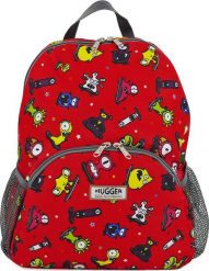 Hugger Plecaczek dla dzieci Hugger, Totty Tripper Small, wiek 1-3+ lat, wzór Monster Skaters Red 2. Czerwone torby i plecaki dziecięce Hugger. Za 89.25 zł.