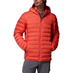 Kurtka COLUMBIA LAKE 22 II DOWN HOODED JACKET Pomarańczowy. Brązowe kurtki sportowe męskie Columbia, bez wzorów, z syntetyku, trekkingowe. Za 661.27 zł.