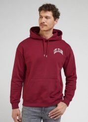 LEE MĘSKA BLUZA VARSITY HOODIE PORT 112341673 LL80015548. Bluzy męskie Lee, m, bez wzorów, bez kaptura. Za 199.99 zł.