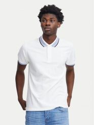 Blend Polo 20716479 Biały Regular Fit. Białe koszulki polo męskie Blend, m, bez wzorów, z bawełny, bez ramiączek. Za 59.99 zł.