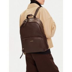 Plecak Lasocki. Brązowe plecaki damskie Lasocki, bez wzorów. Za 189.99 zł.