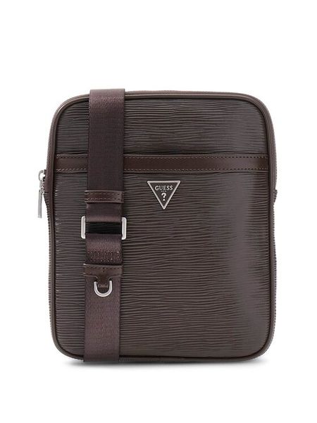 Guess Torba 182870 Brązowy. Brązowe torby na ramię męskie Guess, z aplikacjami, na ramię. Za 324.99 zł.