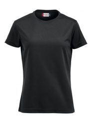 Clique T-shirt Ice-T Women z oddychającego poliestru – black. Czarne t-shirty damskie CLIQUE, s, bez wzorów, bez kołnierzyka. Za 116.62 zł.
