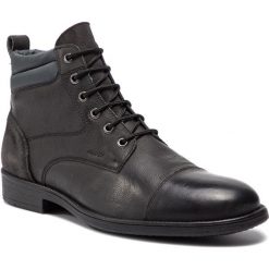 Trzewiki GEOX - U Jaylon D U82Y7D 0EM22 C0005 Black/Dk Grey. Czarne kozaki męskie Geox, z materiału, eleganckie. W wyprzedaży za 289.00 zł.