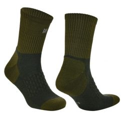 Skarpety trekkingowe anti-kleszcz Coolmax - Bezszwowe - Ibex Anti-Tick. Zielone skarpety damskie NORFOLK, bez wzorów, z materiału. Za 84.99 zł.