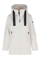 Prosty, krótki płaszcz J-TWIGGY. Czerwone płaszcze damskie Volcano, plus size, bez wzorów, z materiału, klasyczne, plus size, krótkie, bez kaptura. Za 329.99 zł.
