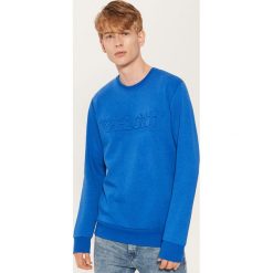 Bluza z napisem - Niebieski. Bluzy damskie marki House. W wyprzedaży za 39.99 zł.
